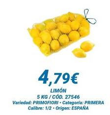 Oferta de Limon por 4,79€ en Dialsur Cash & Carry