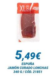 Oferta de Espuña - Jamón Curado Lonchas por 5,49€ en Dialsur Cash & Carry