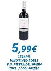 Oferta de Ribera del duero - Vino Tinto Roble D.O. por 5,99€ en Dialsur Cash & Carry