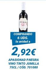 Oferta de Jumilla - Apasionad P.negra Vino Tinto por 2,92€ en Dialsur Cash & Carry