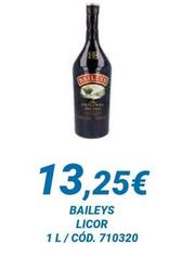 Oferta de Baileys - Licor por 13,25€ en Dialsur Cash & Carry