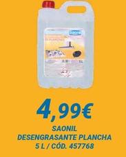 Oferta de Saonil - Desengrasante Plancha por 4,99€ en Dialsur Cash & Carry
