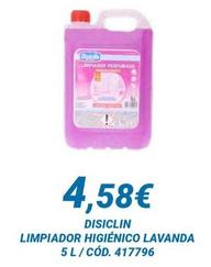 Oferta de Disiclin - Limpiador Higiénico Lavanda por 4,58€ en Dialsur Cash & Carry