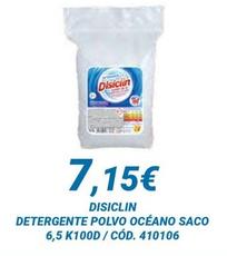 Oferta de Disiclin - Detergente Polvo Ocean Saco por 7,15€ en Dialsur Cash & Carry