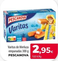 Oferta de Pescanova - Varitas De Merluza Empanadas por 2,95€ en Spar Tenerife