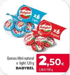 Oferta de Babybel - Quesos Mini Natural O Light por 2,5€ en Spar Tenerife