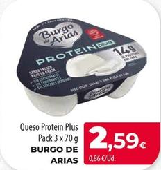 Oferta de Burgo De Arias - Queso Protein Plus por 2,59€ en Spar Tenerife