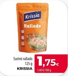 Oferta de Krissia - Surimi Rallado por 1,75€ en Spar Tenerife
