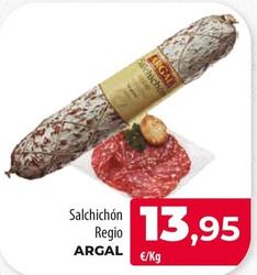 Oferta de Argal - Salchichón Regio por 13,95€ en Spar Tenerife