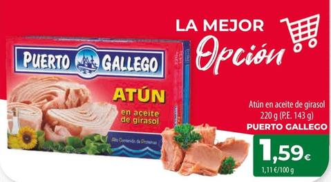 Oferta de Puerto Gallego - Atún En Aceite De Girasol por 1,59€ en Spar Tenerife