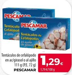 Oferta de Pescamar - Tentáculos De Cefalópodo En Ac/girasol O Al Ajillo por 1,29€ en Spar Tenerife