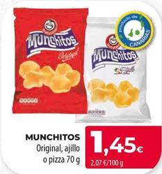 Oferta de Munchitos - Original, Ajillo O Pizza por 1,45€ en Spar Tenerife