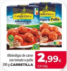 Oferta de Carretilla - Albóndigas De Carne Con Tomate O Pollo por 2,99€ en Spar Tenerife