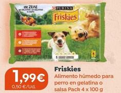 Oferta de Friskies - Alimento Húmedo Para Perro En Gelatina O Salsa por 1,99€ en Spar Tenerife