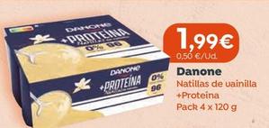 Oferta de Danone - Natillas De Vainilla +proteína por 1,99€ en Spar Tenerife
