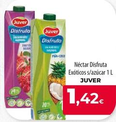 Oferta de Juver - Néctar Disfruta Exóticos S/azúcar por 1,42€ en Spar Tenerife