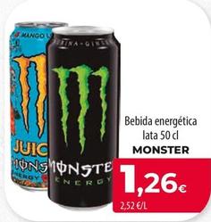 Oferta de Monster - Bebida Energética por 1,26€ en Spar Tenerife
