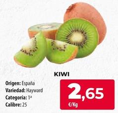 Oferta de Kiwis por 2,65€ en Spar Tenerife