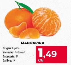 Oferta de Mandarinas por 1,49€ en Spar Tenerife