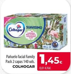 Oferta de Colhogar - Pañuelo Facial Family Pack 2 Capas por 1,45€ en Spar Tenerife
