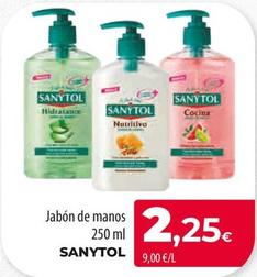 Oferta de Sanytol - Jabón De Manos por 2,25€ en Spar Tenerife