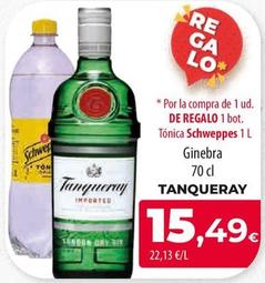 Oferta de Tanqueray - Ginebra por 15,49€ en Spar Tenerife