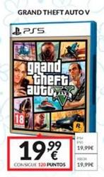 Oferta de Grand Theft Auto V por 19,99€ en Game