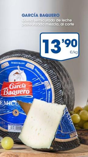 Oferta de García Baquero - Queso Semicurado De Leche Pasteurizada Mezcla por 13,9€ en Supermercados Plaza