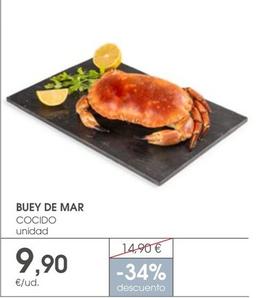 Oferta de Buey de mar por 9,9€ en Supermercados Plaza