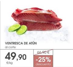Oferta de Ventresca De Atún por 49,9€ en Supermercados Plaza