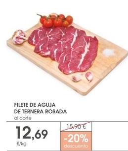 Oferta de Filete De Aguja De Ternera Rosada por 12,69€ en Supermercados Plaza
