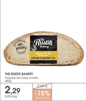 Oferta de The Rustik Bakery - Hogaza De Masa Madre por 2,29€ en Supermercados Plaza