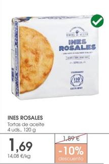 Oferta de Inés Rosales - Tortas De Aceite por 1,69€ en Supermercados Plaza