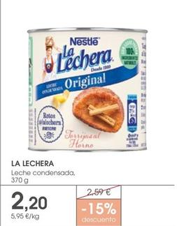 Oferta de Leche condensada por 2,2€ en Supermercados Plaza