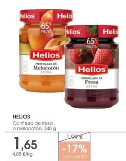 Oferta de Helios - Confitura De Fresa por 1,65€ en Supermercados Plaza