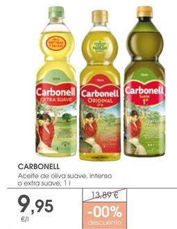 Oferta de Carbonell - Aceite De Oliva Suave por 9,95€ en Supermercados Plaza