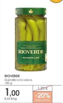 Oferta de Rioverde - Guindilla A La Vasca por 1€ en Supermercados Plaza