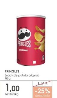 Oferta de Pringles - Snack De Patata Original por 1€ en Supermercados Plaza
