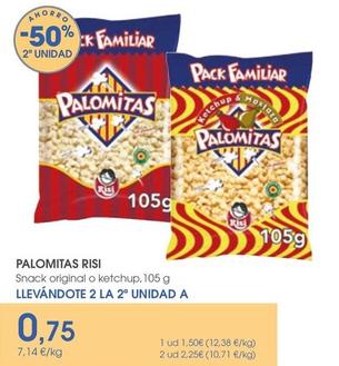 Oferta de Risi - Palomitas por 1,5€ en Supermercados Plaza