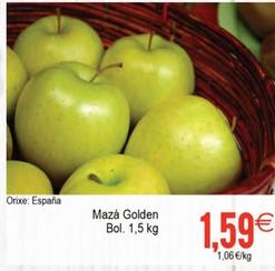 Oferta de Mazá Golden por 1,59€ en Plenus Supermercados