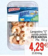 Oferta de Pescanova - Langostino "g" Cocido Pelado por 4,29€ en Plenus Supermercados