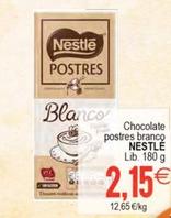 Oferta de Nestlé - Chocolate Postres Branco por 2,15€ en Plenus Supermercados