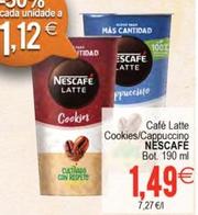 Oferta de Nescafé - Café Latte Cookies/ Cappuccino por 1,49€ en Plenus Supermercados