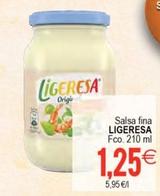 Oferta de Ligeresa - Salsa Fina por 1,25€ en Plenus Supermercados
