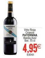 Oferta de Paternina - Viño Rioja Crianza por 4,95€ en Plenus Supermercados