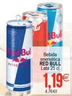 Oferta de Red Bull - Bebida Enerxética por 1,19€ en Plenus Supermercados