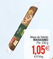 Oferta de Rikisssimo - Masa De Follado por 1,05€ en Plenus Supermercados