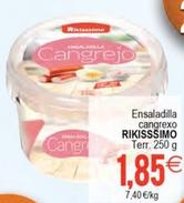 Oferta de Rikissšimo - Ensaladilla Cangrexo por 1,85€ en Plenus Supermercados