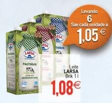 Oferta de Larsa - Leite por 1,08€ en Plenus Supermercados