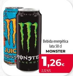 Oferta de Bebida energética por 1,26€ en SPAR Lanzarote